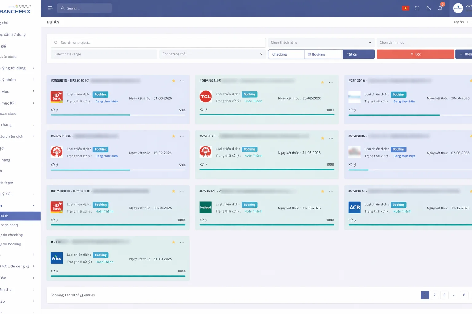 Quản lý chiến dịch tập trung