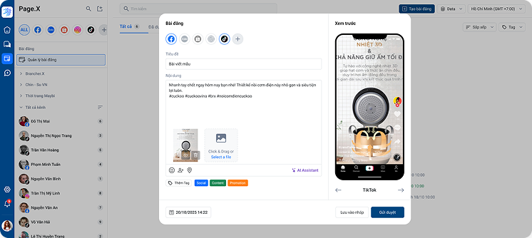 Page.X - Xuất bản nội dung đa kênh